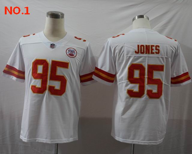 Men's Kansas City Chiefs #95 Chris Jones NFL Jerseys-2